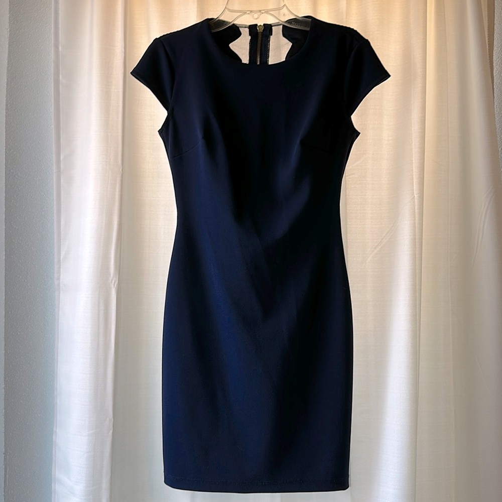 B Darlin Navy Blue Dress Size 1-2